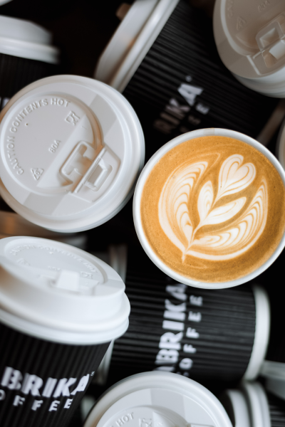 čaše latte art